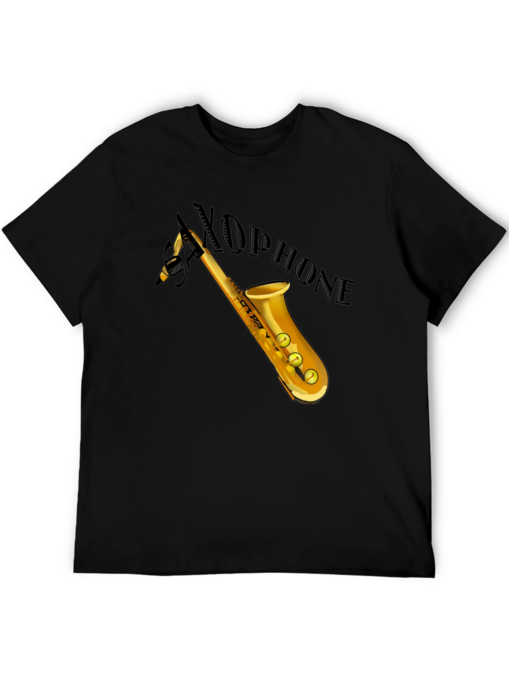 Saxophone Graphic Tee - Cool Musician T-Shirt