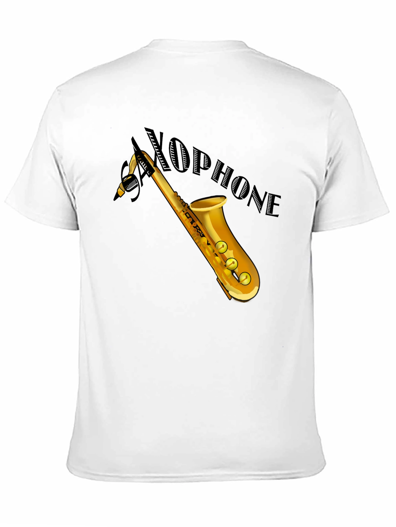 Saxophone Graphic Tee - Cool Musician T-Shirt