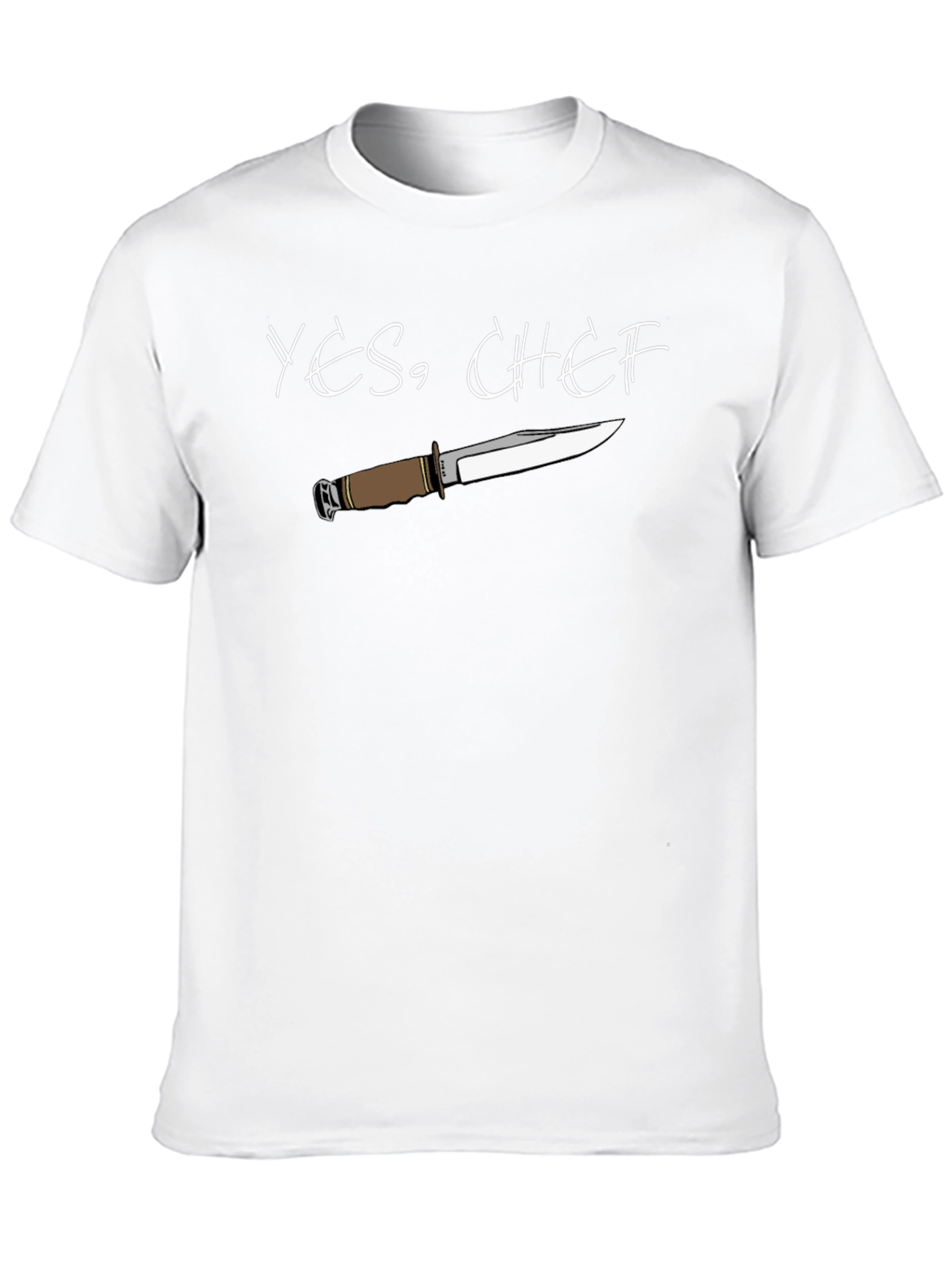 Yes Chef! Knife Graphic Tee