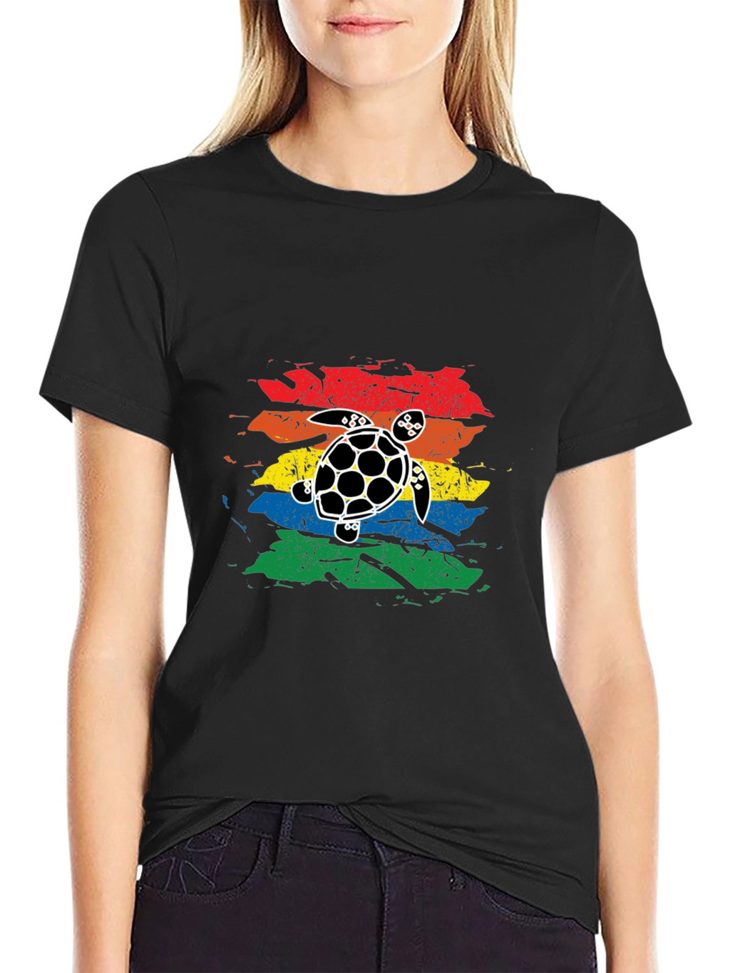 Retro Turtle Graphic T-Shirt