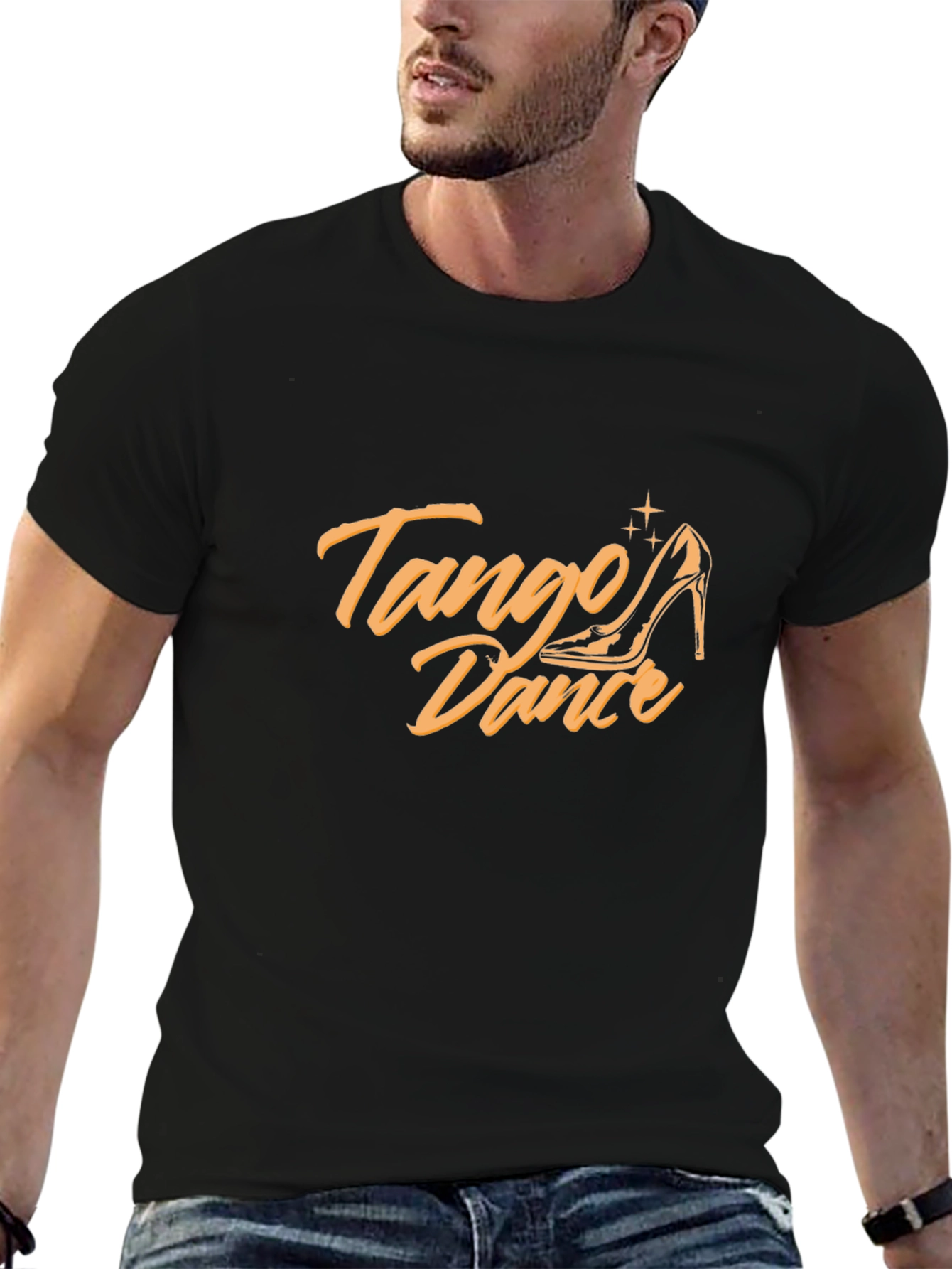 Tango Dance Black Graphic Tee