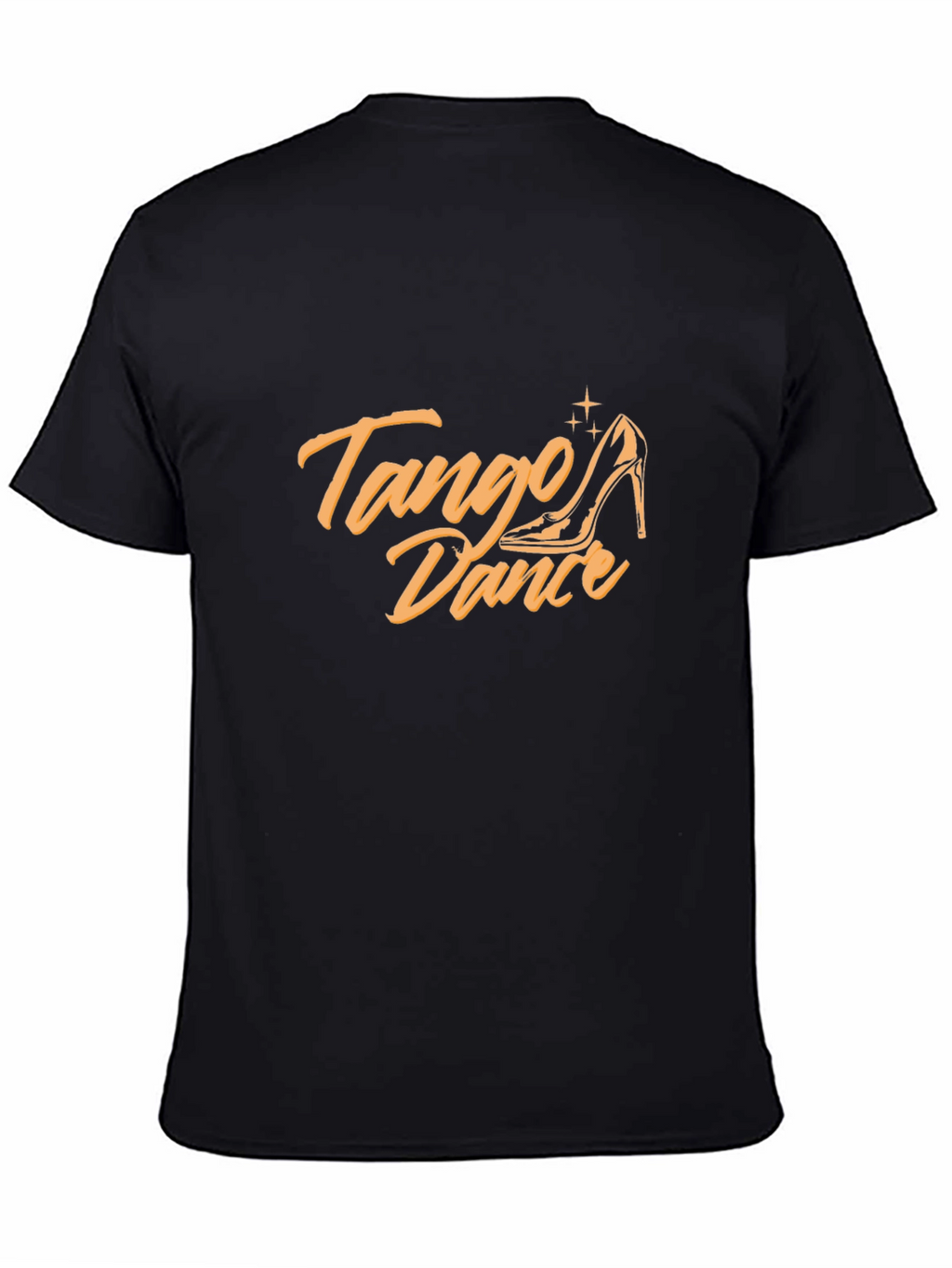 Tango Dance Black Graphic Tee