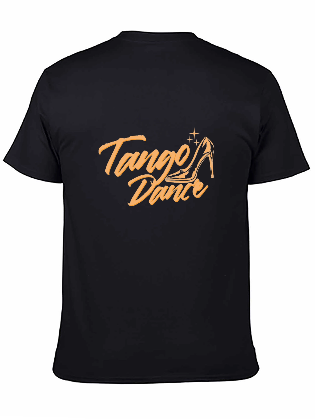 Tango Dance Black Graphic Tee