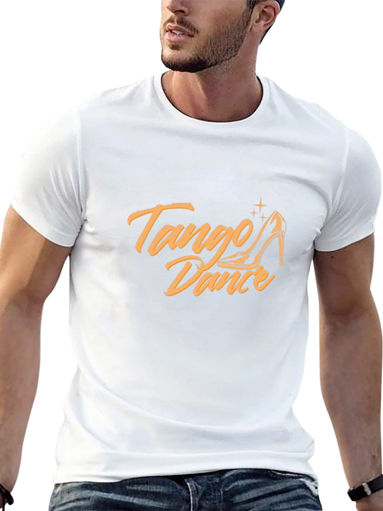 Tango Dance Black Graphic Tee