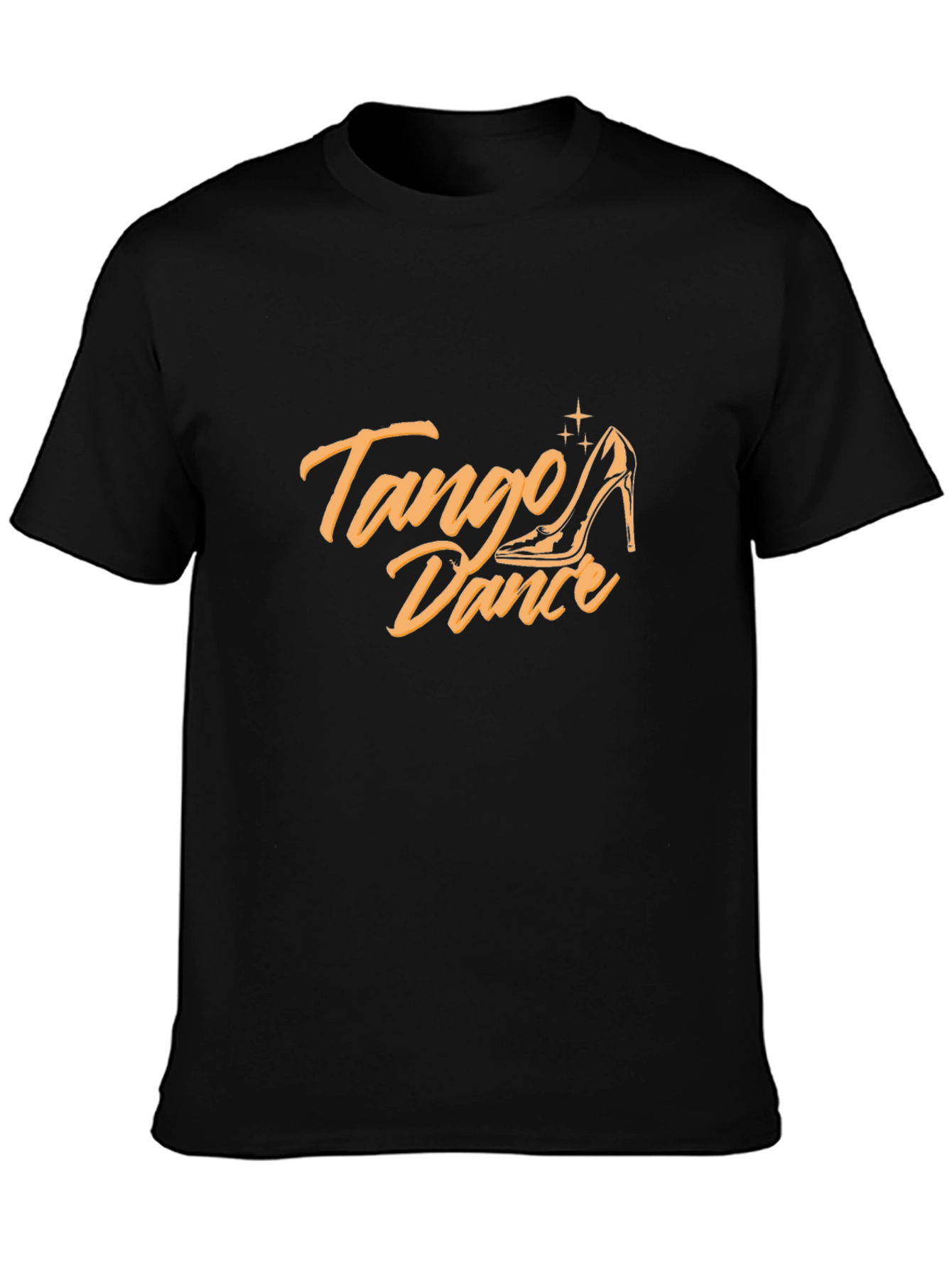 Tango Dance Black Graphic Tee