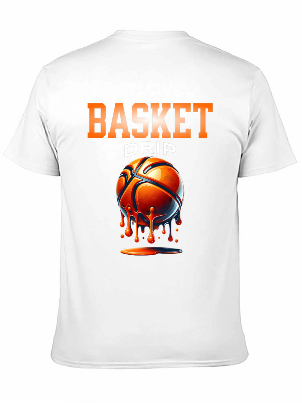 Basket Drip T-Shirt - Stylish Basketball Tee