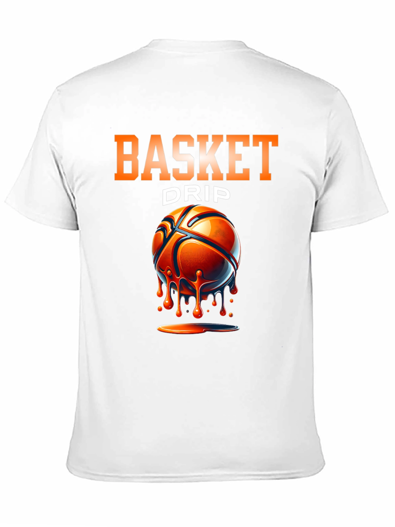 Basket Drip T-Shirt - Stylish Basketball Tee