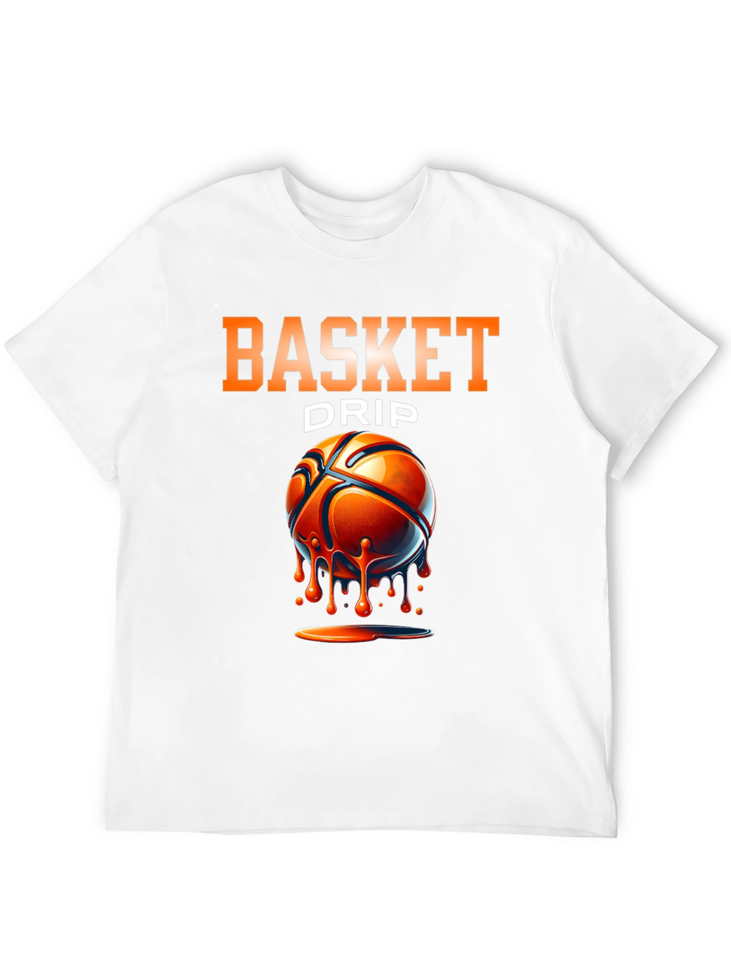 Basket Drip T-Shirt - Stylish Basketball Tee