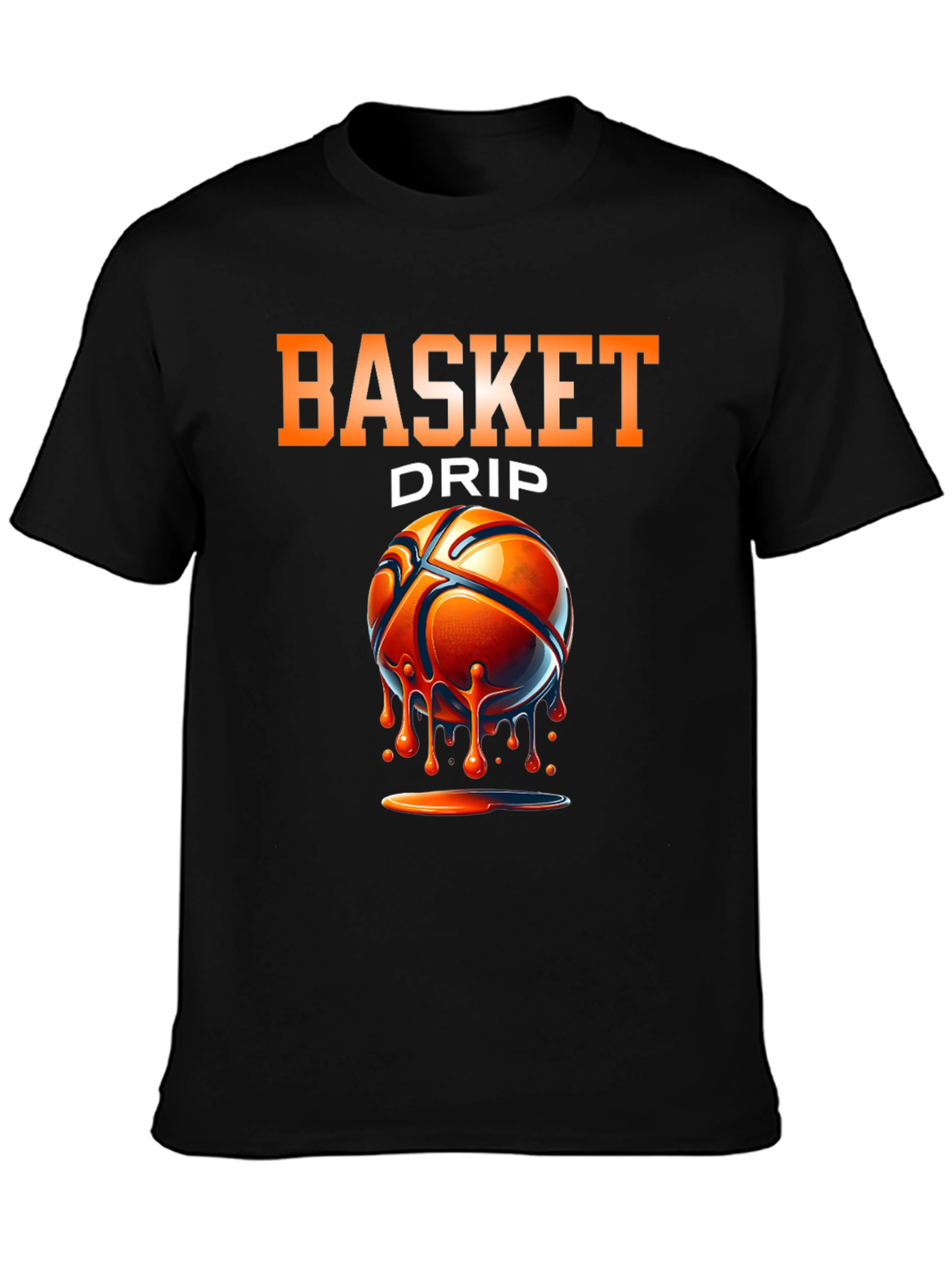 Basket Drip T-Shirt - Stylish Basketball Tee