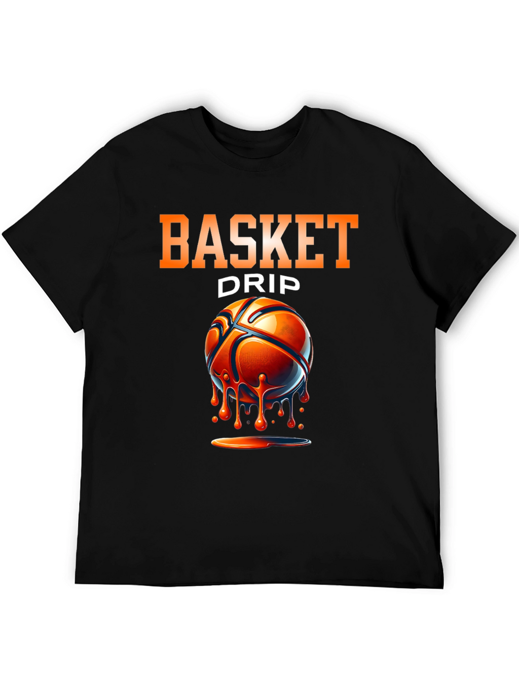 Basket Drip T-Shirt - Stylish Basketball Tee