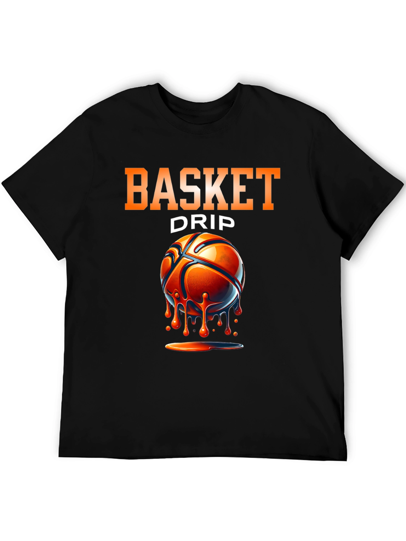 Basket Drip T-Shirt - Stylish Basketball Tee