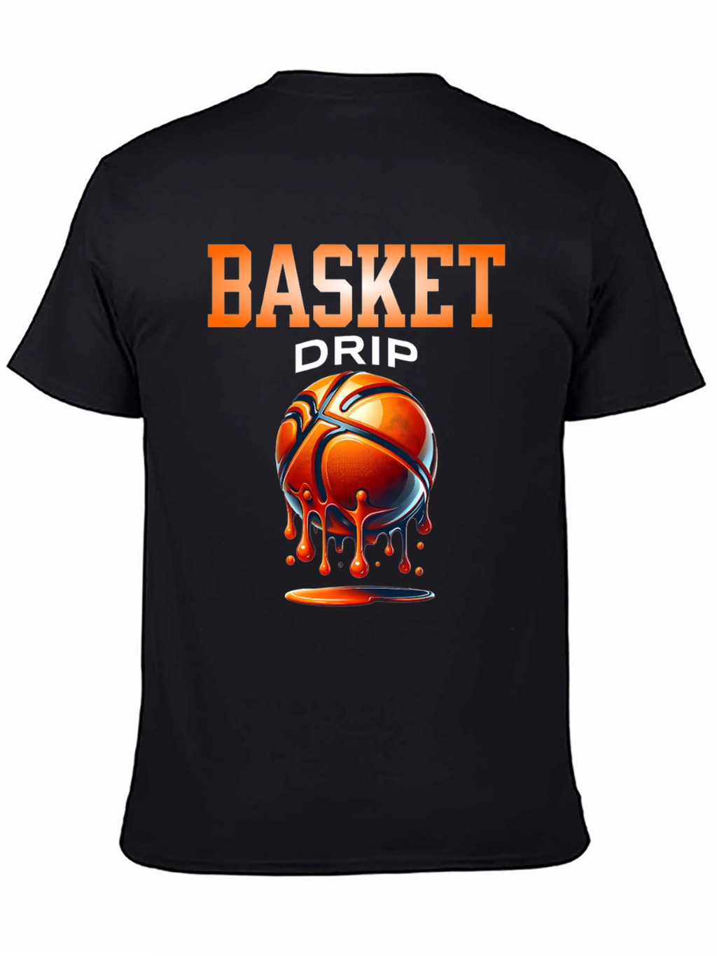 Basket Drip T-Shirt - Stylish Basketball Tee