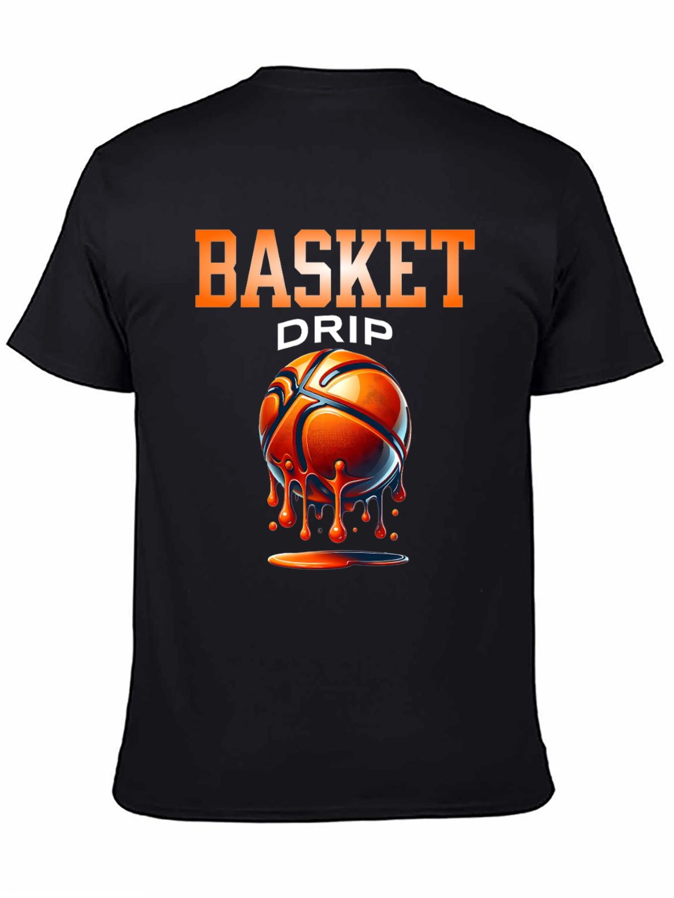 Basket Drip T-Shirt - Stylish Basketball Tee