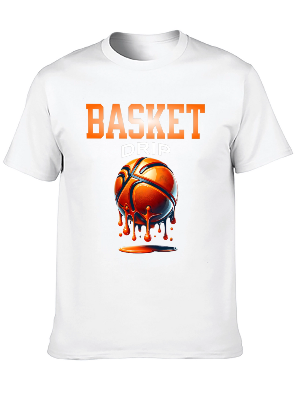 Basket Drip T-Shirt - Stylish Basketball Tee