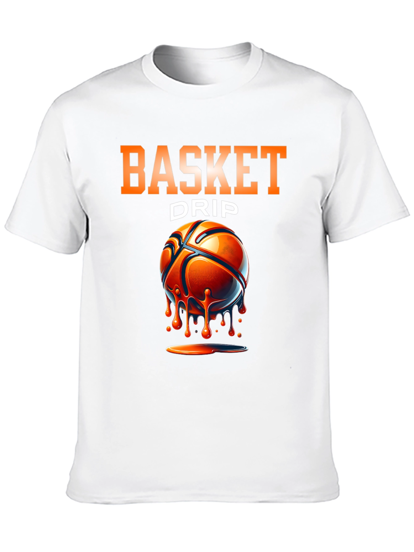 Basket Drip T-Shirt - Stylish Basketball Tee
