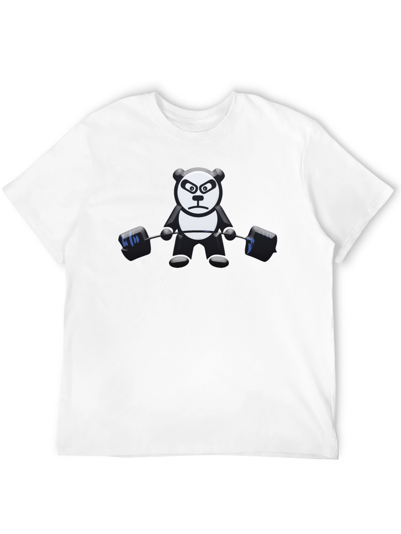 Weightlifting Panda Black T-Shirt