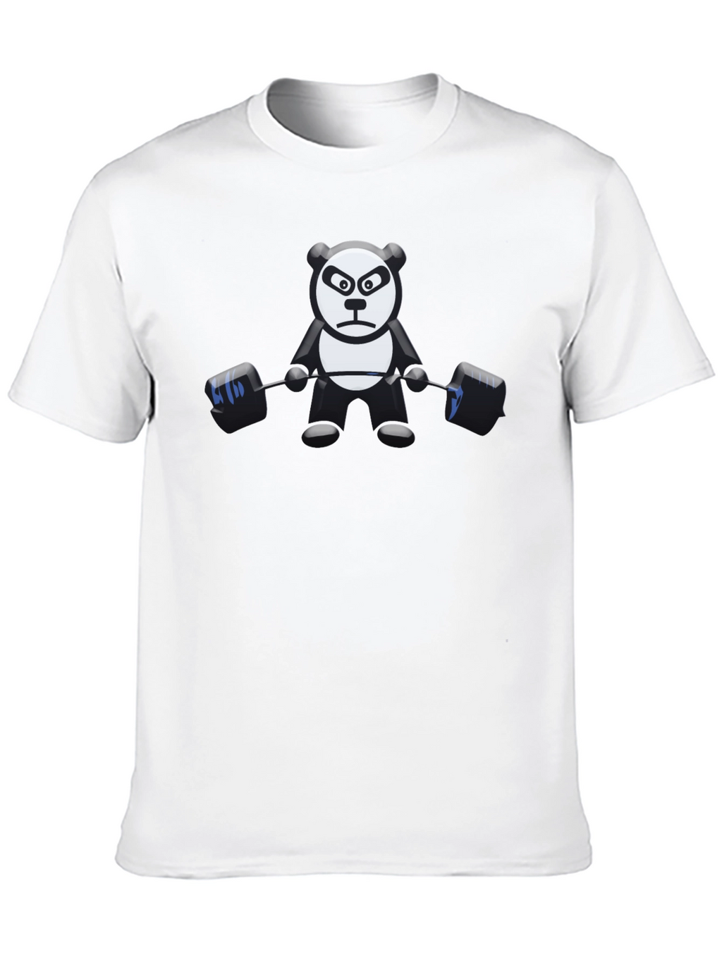Weightlifting Panda Black T-Shirt