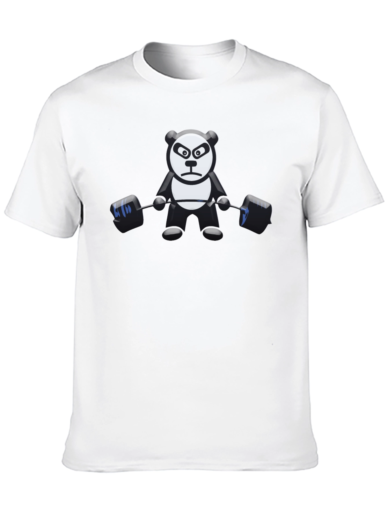 Weightlifting Panda Black T-Shirt
