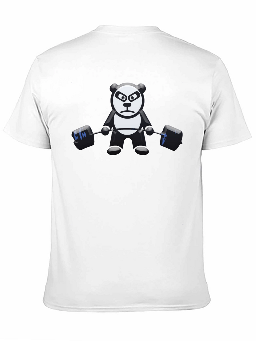 Weightlifting Panda Black T-Shirt