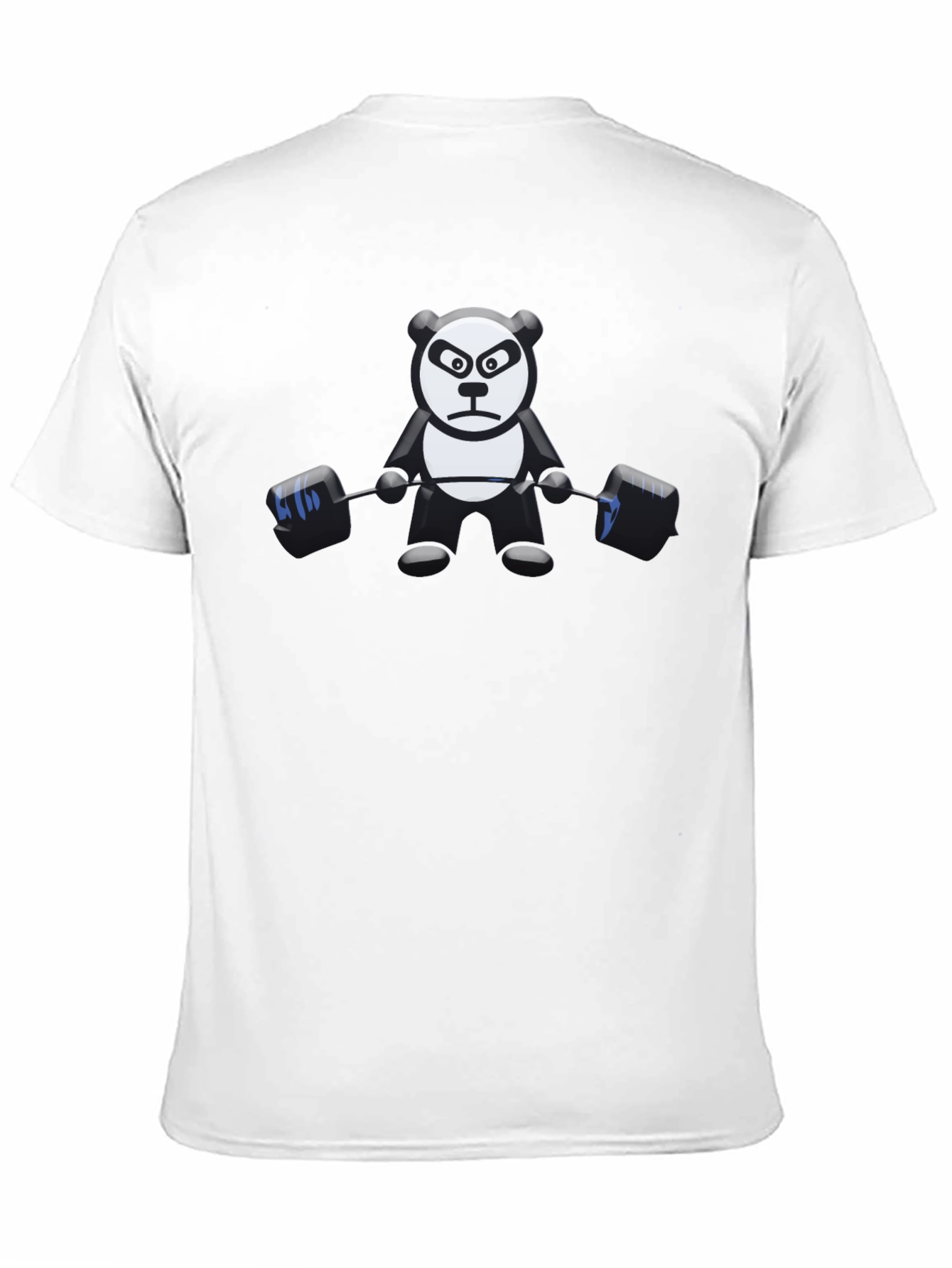 Weightlifting Panda Black T-Shirt