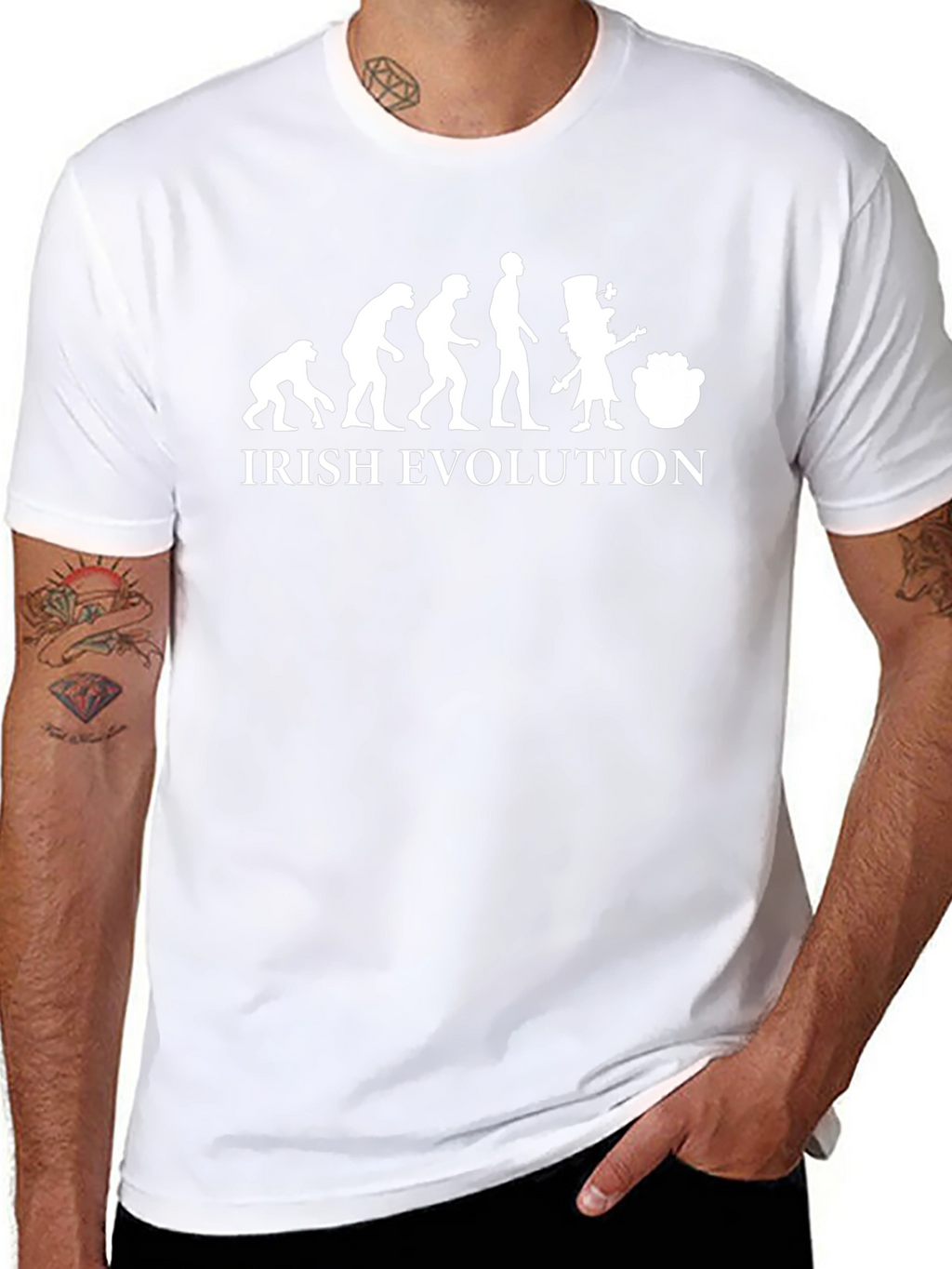 Irish Evolution T-Shirt - St. Patricks Day