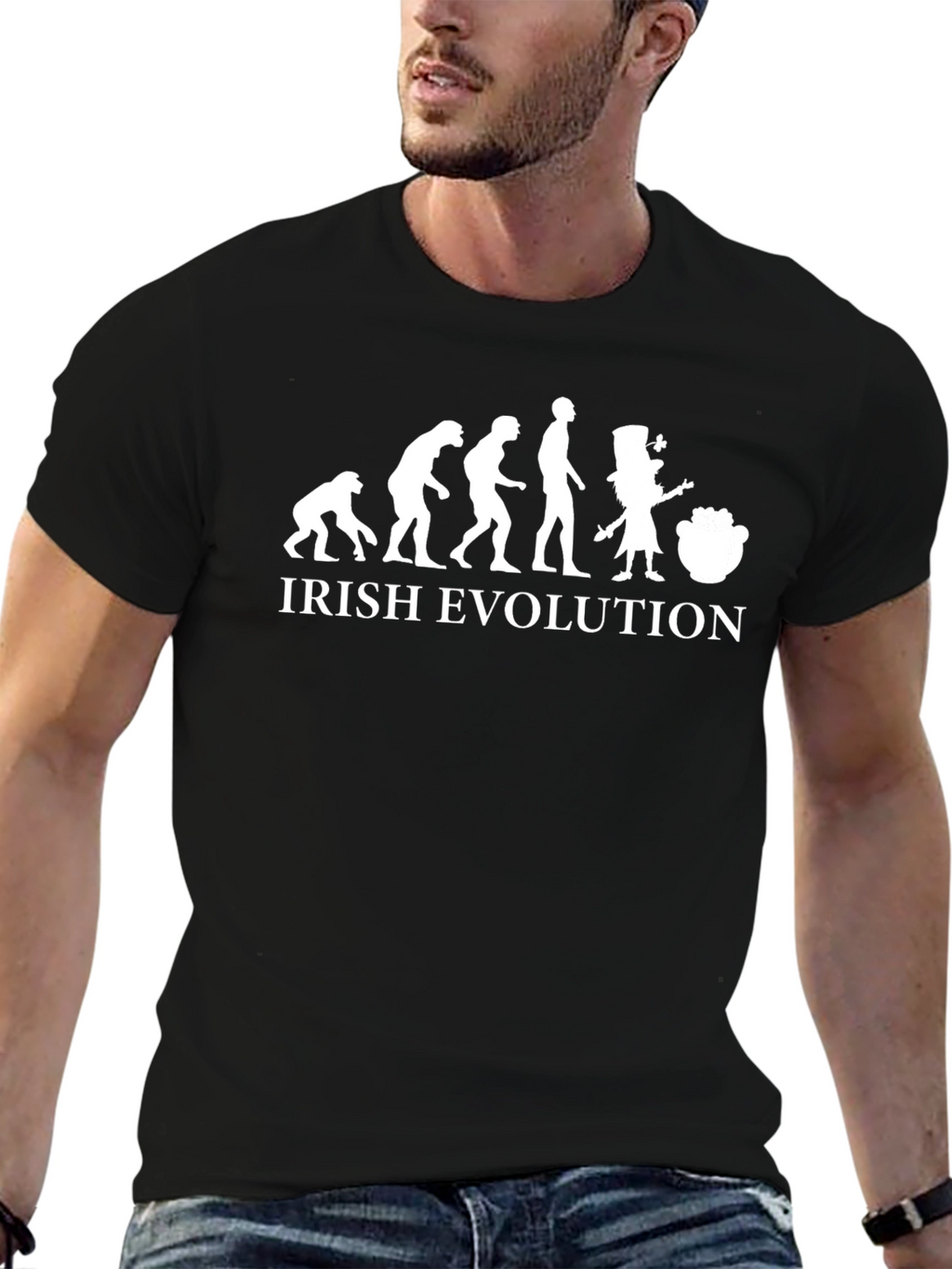 Irish Evolution T-Shirt - St. Patricks Day