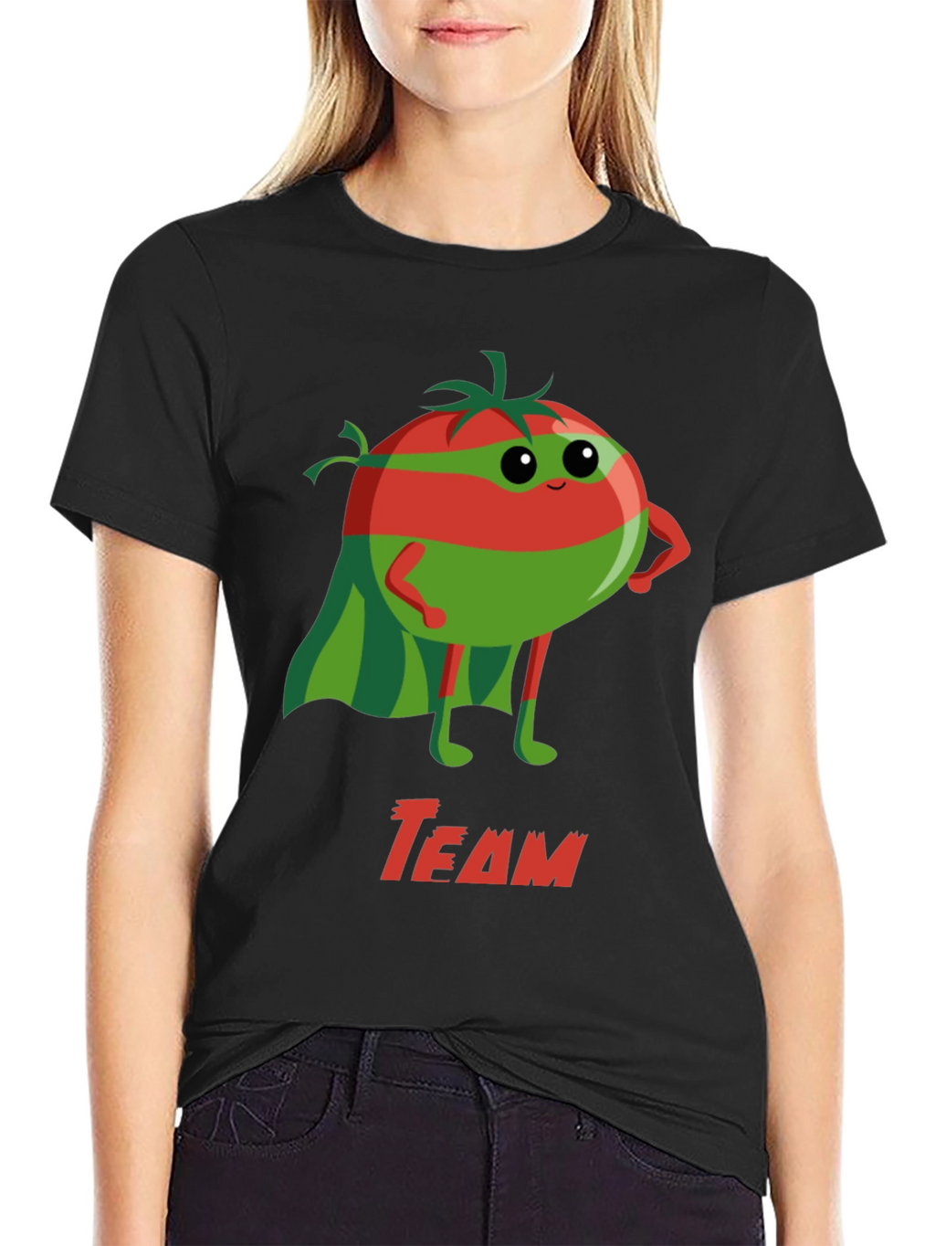 Team Tomato Superhero Graphic T-Shirt