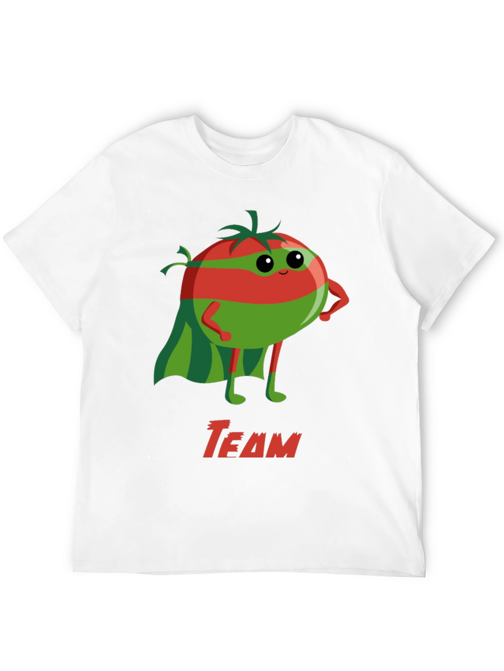 Team Tomato Superhero Graphic T-Shirt