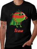 Team Tomato Superhero Graphic T-Shirt