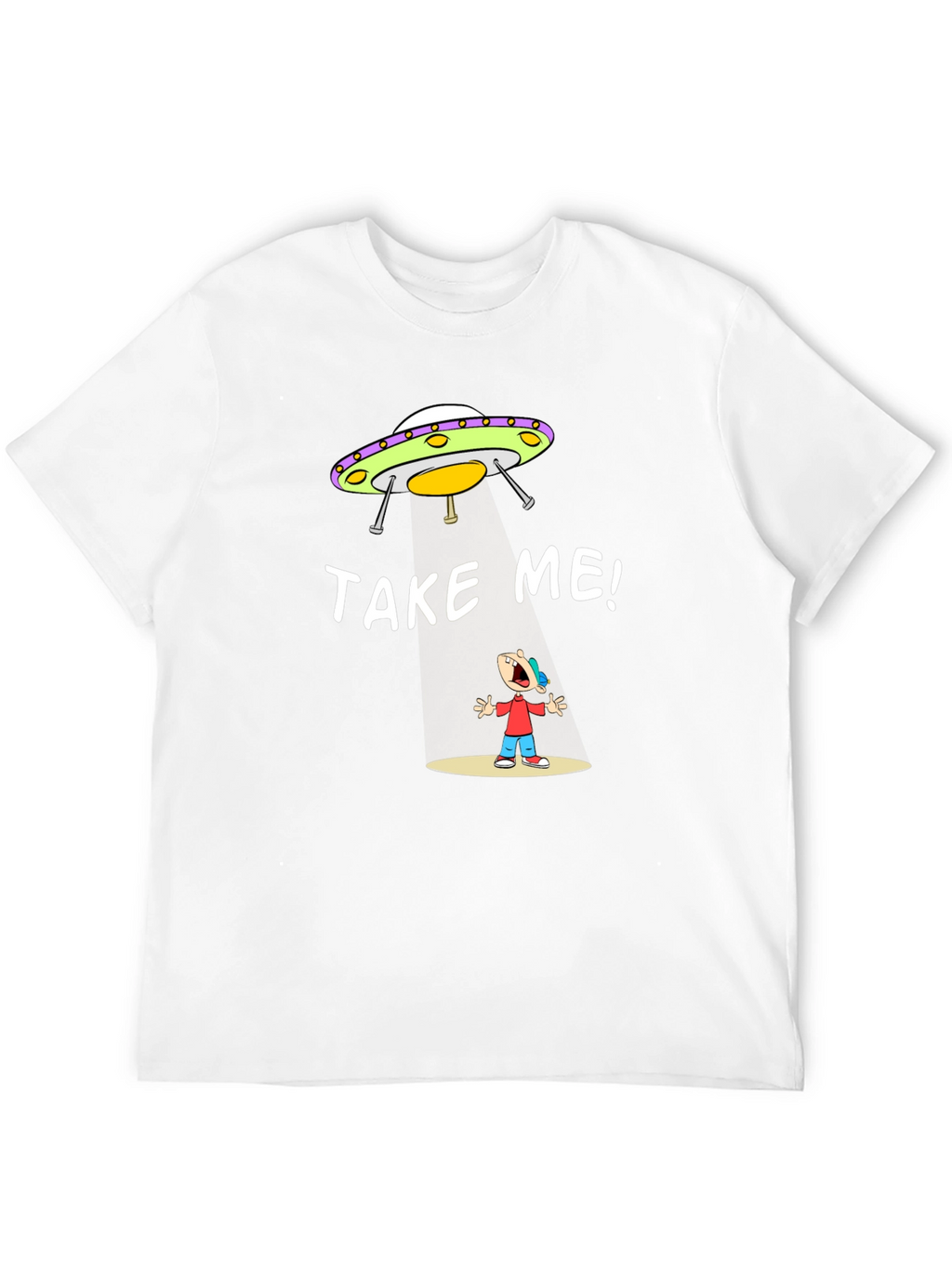 Take Me Alien Abduction Graphic T-Shirt