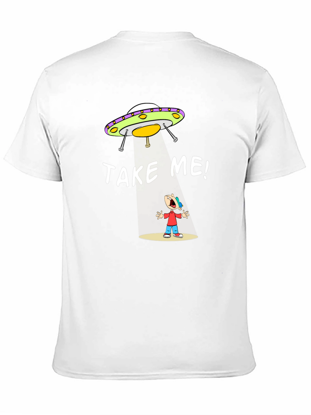 Take Me Alien Abduction Graphic T-Shirt