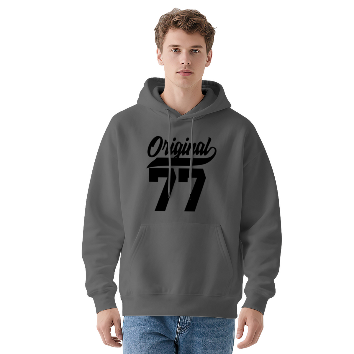 "Original" Hoodie - Quote Typography Graphic Sweatshirt for Statement Makers