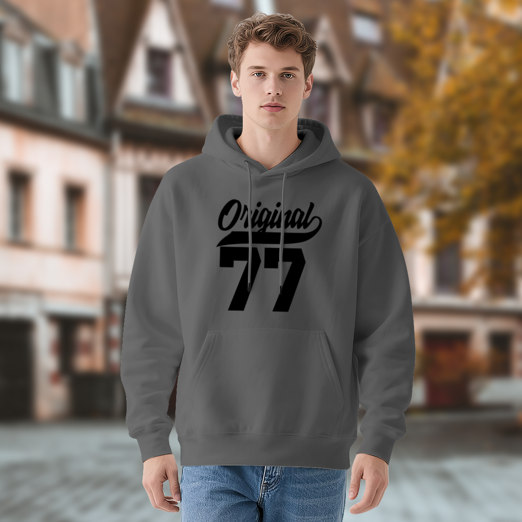 "Original" Hoodie - Quote Typography Graphic Sweatshirt for Statement Makers