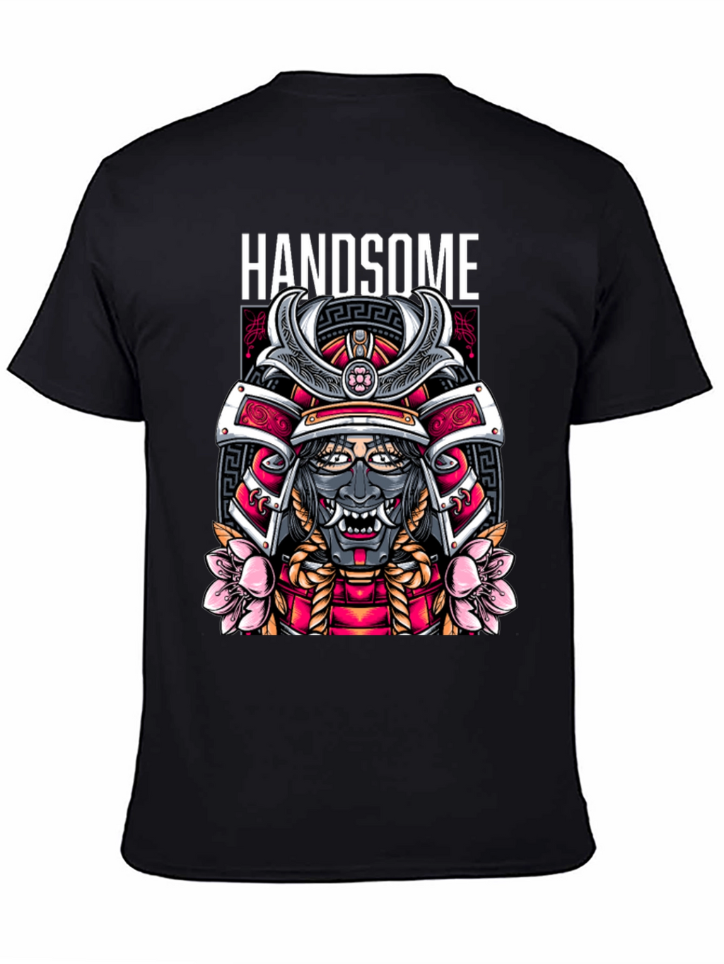 Handsome Samurai Graphic Tee - Urban Streetwear