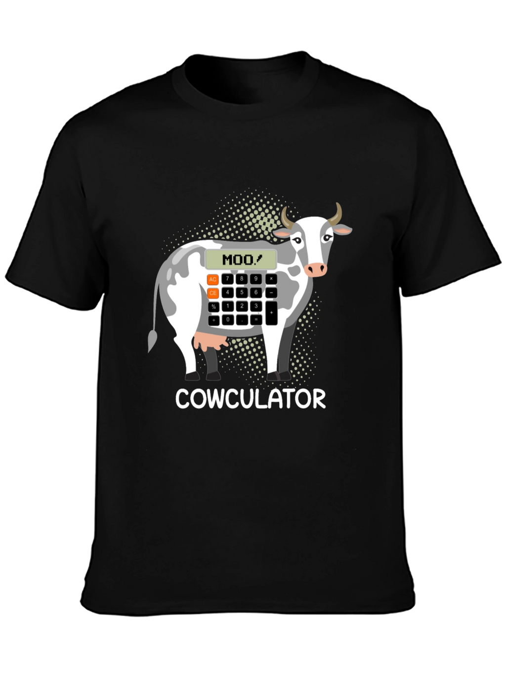 Cowculator T-Shirt - Funny Cow Calculator Design