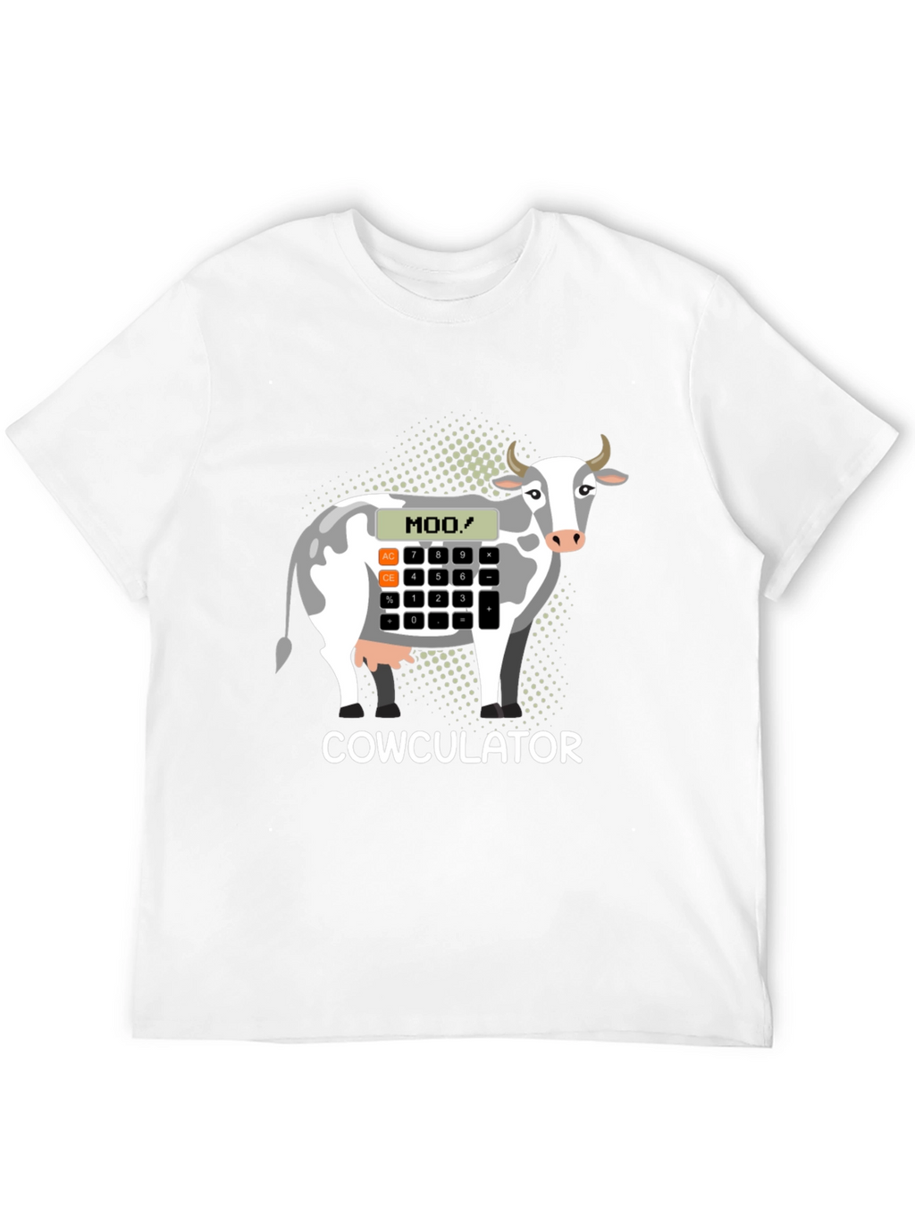 Cowculator T-Shirt - Funny Cow Calculator Design