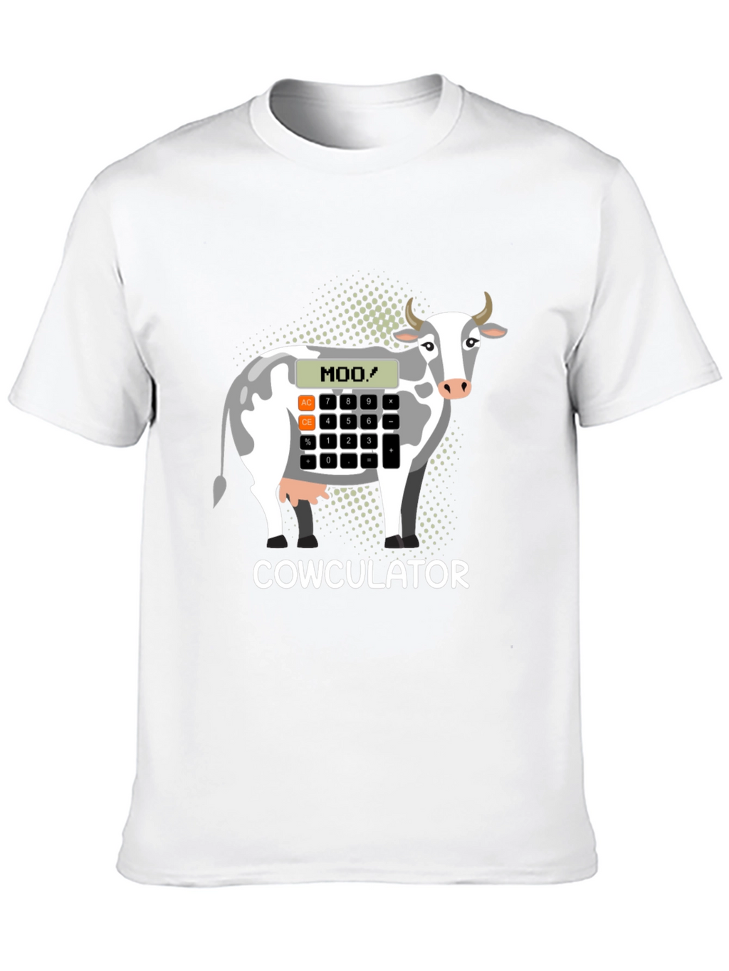 Cowculator T-Shirt - Funny Cow Calculator Design