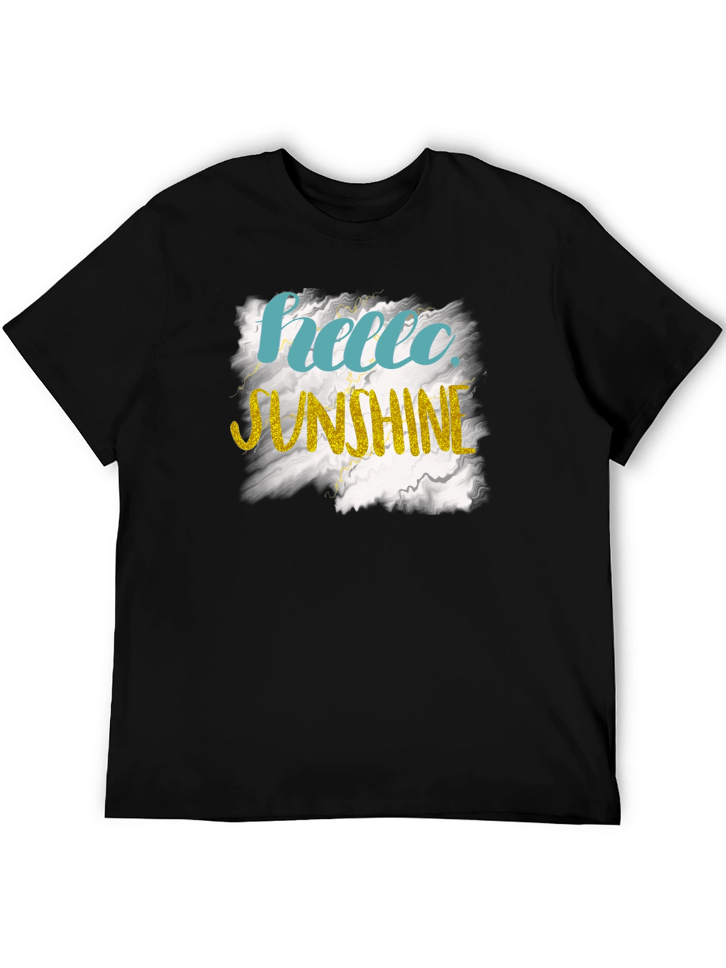 Hello Sunshine Graphic Tee - Black