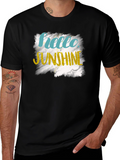 Hello Sunshine Graphic Tee - Black
