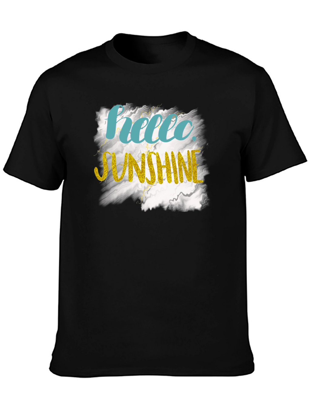 Hello Sunshine Graphic Tee - Black