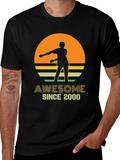 Awesome Since 2000 Retro Graphic Tee