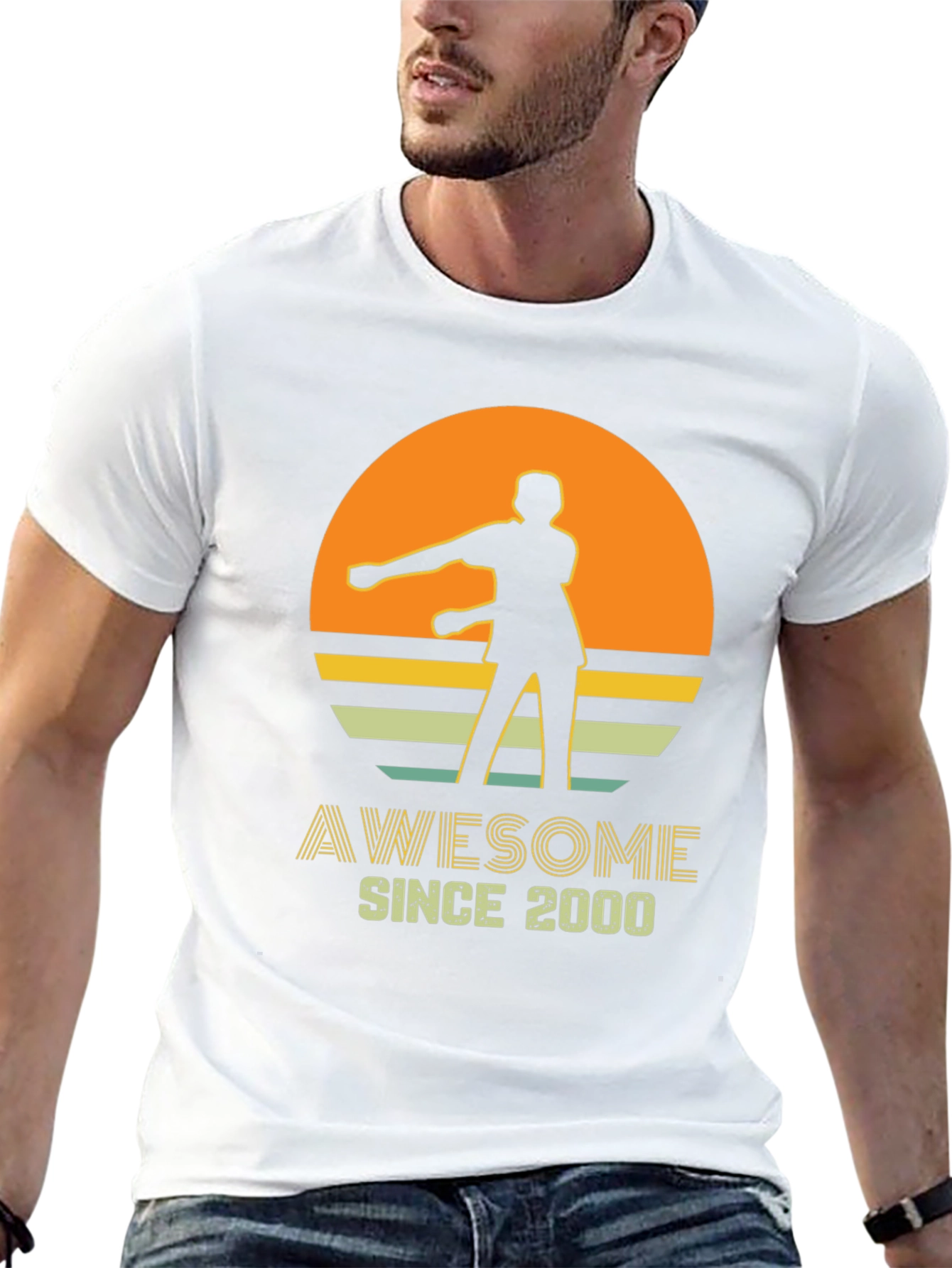 Awesome Since 2000 Retro Graphic Tee