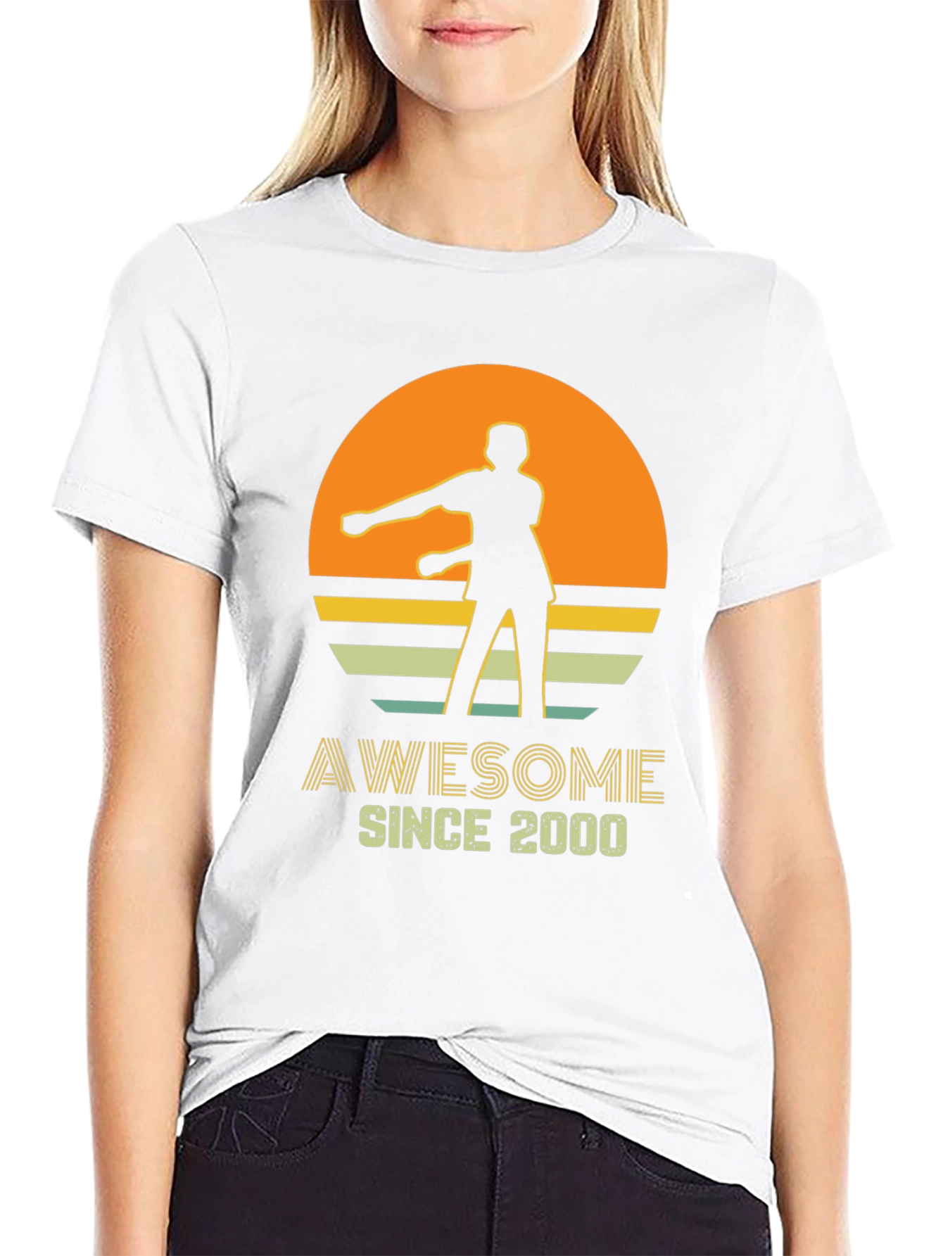 Awesome Since 2000 Retro Graphic Tee