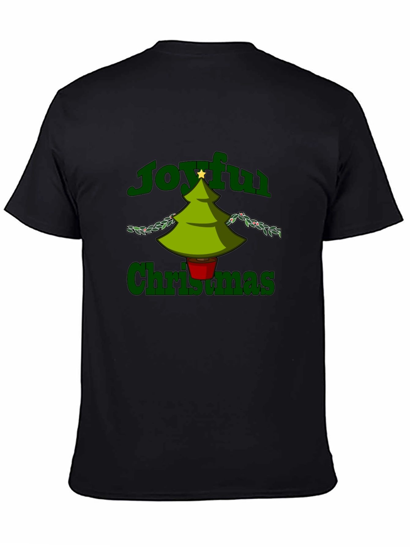 Joyful Christmas Graphic Tee - Holiday Cheer