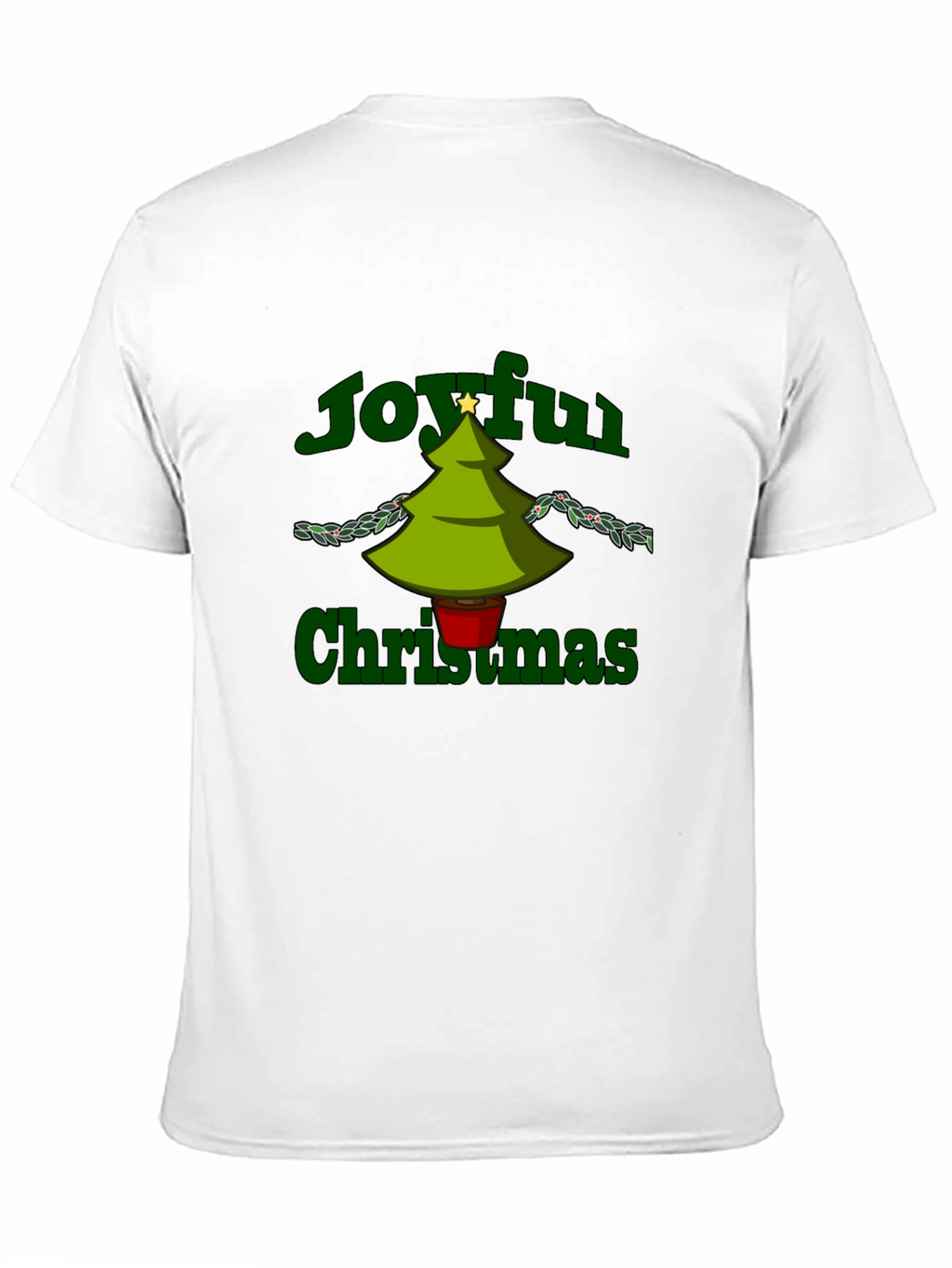 Joyful Christmas Graphic Tee - Holiday Cheer