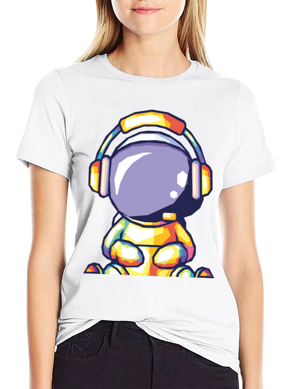 Astronaut Headphone Graphic Tee