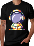 Astronaut Headphone Graphic Tee