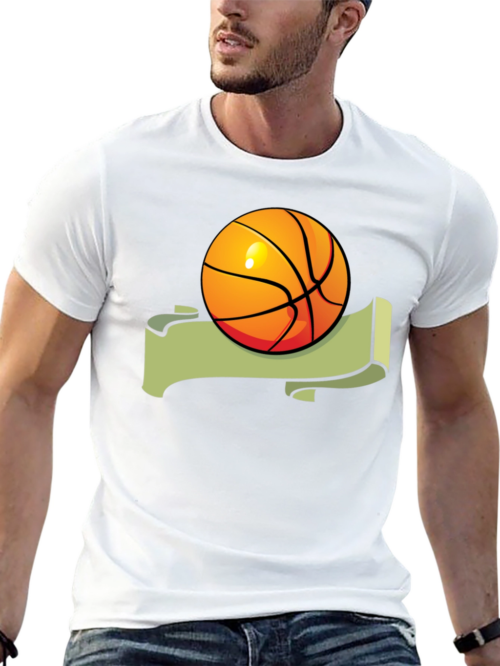 Basketball Graphic Tee - Casual Wear