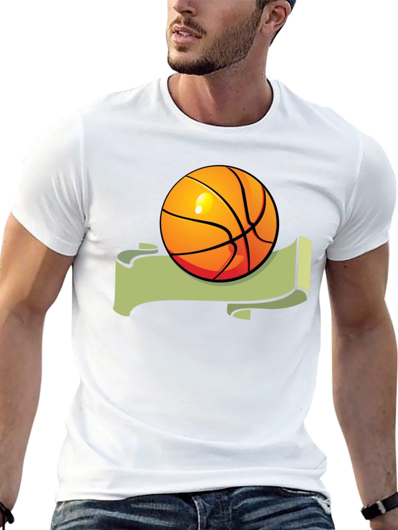 Basketball Graphic Tee - Casual Wear
