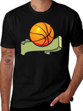 Basketball Graphic Tee - Casual Wear